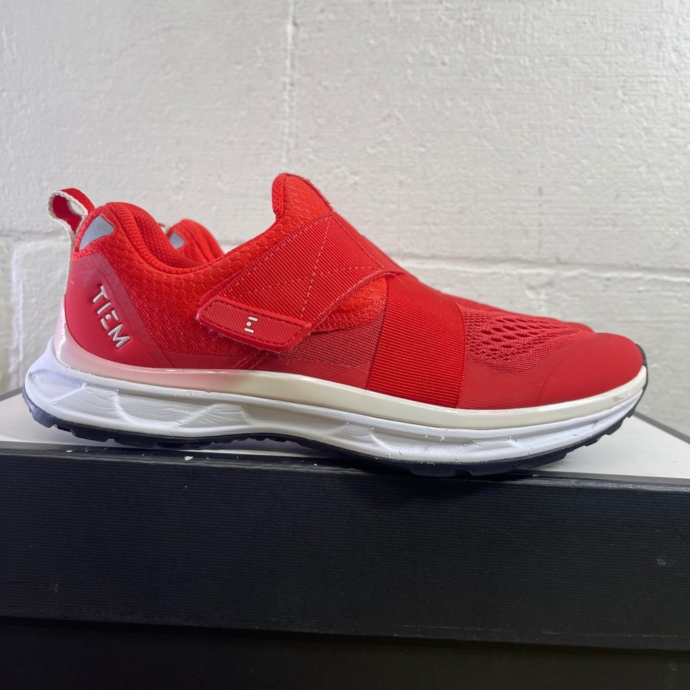TIEM Slipstream Indoor Cycling Shoes Solar Red Sneaker Women's 7.5 US/5 UK